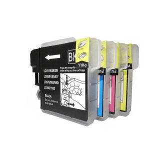 Compatible Brother Lc61 Ink Cartridge (pack Of 4)