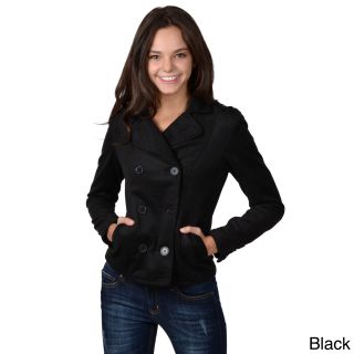 Journee Collection Juniors Double Breasted Short Jacket