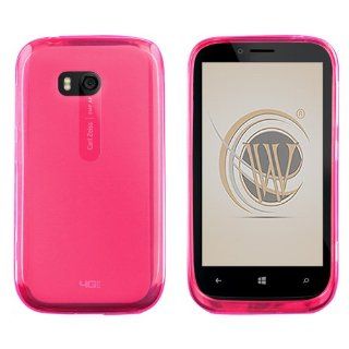 Nokia Lumia 822 TPU Frosted Hot Pink Cell Phones & Accessories