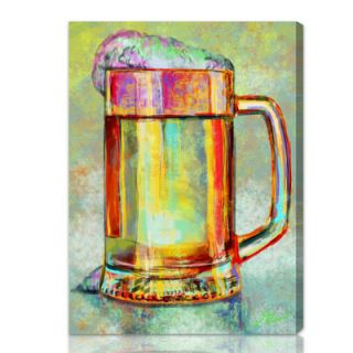 Oliver Gal Beer Mug Painting Print on Canvas 10258 Size 12 x 16