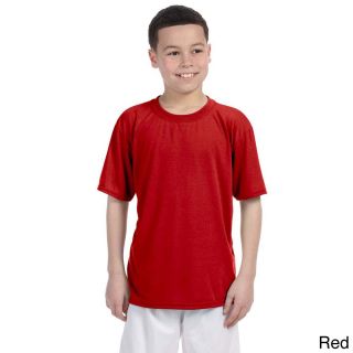 Gildan Gildan Youth Performance Jersey knit T shirt Red Size L (14 16)