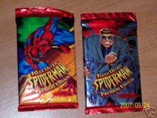Spiderman Fleer Ultra Premiere Edition Booster Pack Toys & Games