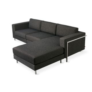 Gus Modern Davenport Bi Sectional ECSCDAVE tp / ECSCDAVE ut Color Urban Twee