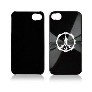 Apple iPhone 4 4S 4G Black A415 Aluminum Hard Back Case Barbed Wire Peace Sign Cell Phones & Accessories