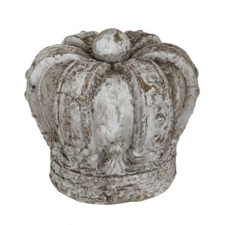 Large White Ceramic Crown