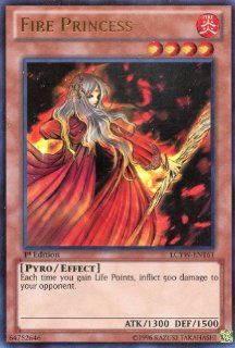 Yu Gi Oh   Fire Princess (LCYW EN161)   Legendary Collection 3 Yugi's World   1st Edition   Ultra Rare Toys & Games