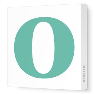 Avalisa Letter   Lower Case o Stretched Wall Art Lower Case o