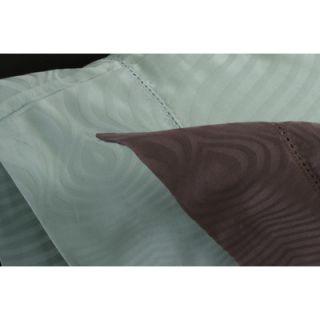 Plush Living Peacock Pillow Case Set in Silt Green 322914 QS