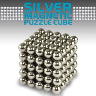 Magic Magnetic Cube   Silver      Traditional Gifts