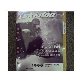 1999 Ski Doo Formula Deluxe 380 500 Parts Accessories Catalog Service Manual OEM ski doo Books