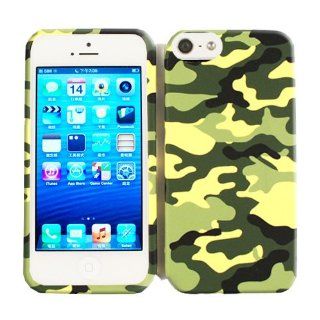 Camo Yellow and Green Camouflage Hunter Snap on Cover Faceplate for Samsung Galaxy S3, SIII, i747. Cell Phones & Accessories