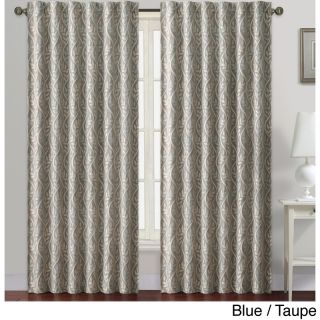 Rayna Leaves Print Blackout Curtain Panel