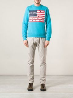 Kenzo X Toiletpaper 'eye Spangled Banner' Sweatshirt