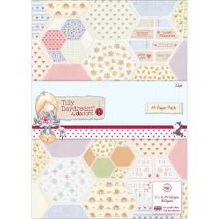 Tilly Daydream Paper Pack A4 32/sheets   16 Designs/2 Each, 160gsm