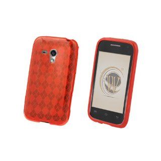 Red Check TPU Protector Case for Samsung Galaxy Rush SPH M830 Cell Phones & Accessories
