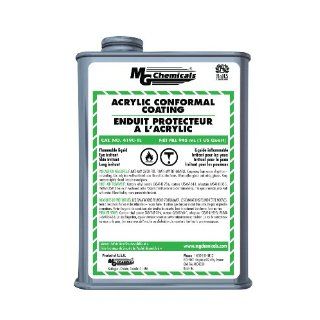 MG Chemicals 419C Acrylic Lacquer Conformal Coating, Qualified to IPC CC 830B, Meets UL 94V 0, 1 quart Liquid Bottle, Clear Industrial Coatings