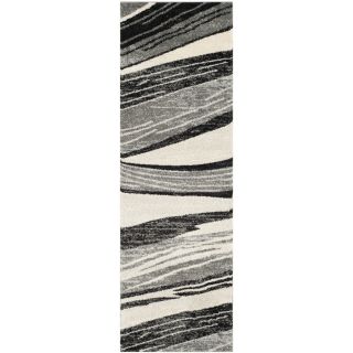 Safavieh Retro Light Grey/ Ivory Rug (23 X 9)