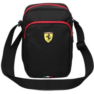 Ferrari Travelers Black Shoulder Bag