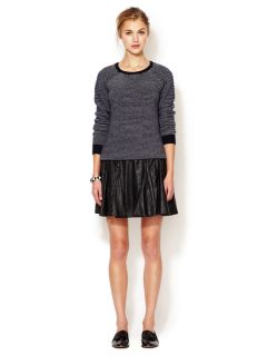 Perforated Faux Leather Mini Skirt  by Renvy