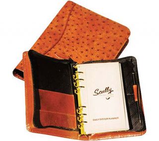Scully Leather Zip Weekly Organizer Croco 8002Z