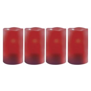 Order Home Collection 4 piece Candle Set With Timer   Cinnamon Scent