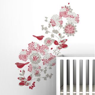 LittleLion Studio Mural Mysteries Wall Decal DCAL VL MD 040 W CC Color Red /