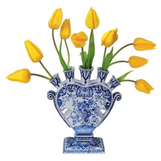Oots Flat Flowers Delft Tulip Window Sticker FFO Color Yellow
