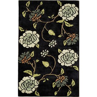 Pacific Black Forest Premium Wool Area Rug (7 X 9)