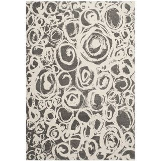 Safavieh Porcello Dark Grey/ Ivory Rug (67 X 96)