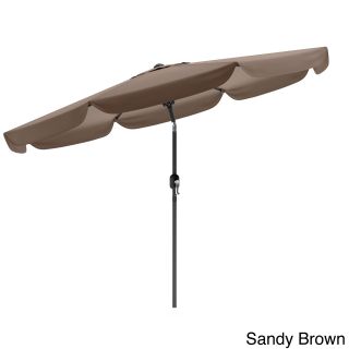 Corliving Corliving Tilting Patio Umbrella Brown Size 10 foot