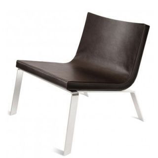 Blu Dot Stella Chair SL1  Upholstery Dark Brown Faux Leather