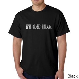Los Angeles Pop Art Mens Florida Cities T shirt