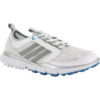 Adidas Adidas Womens White/silver Adistar Climacool Spikeless Golf Shoes Silver Size 6