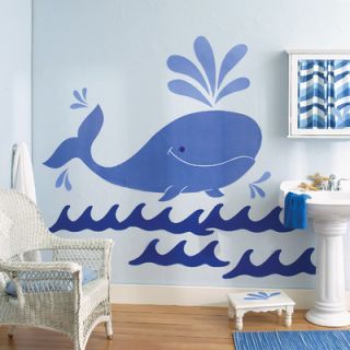 Wallies Whimsical Whale Wallpaper Mural 15300