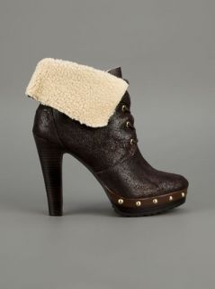 Michael Michael Kors Fold Over Sheep Skin Boot