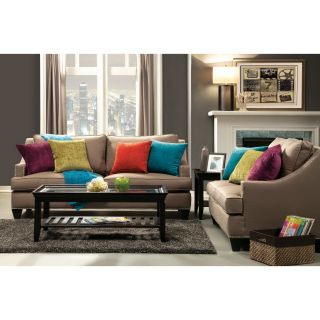 Furniture Of America Colorful Tropak Fabric Sofa And Loveseat Set