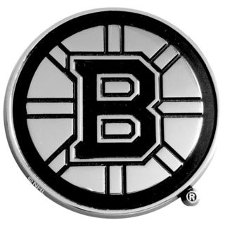 Nhl Boston Bruins Chromed Metal Emblem