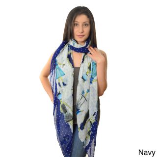 Hearts And Ladies Printed Scarf