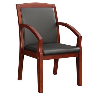 Bently Cherry Frame Slant Arm Guest Chair