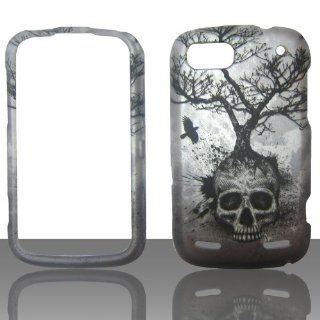 2D Tree Skull ZTE Warp 2 II Sequent N861 Boost Mobile Case Cover Hard Phone Snap on Cover Case Protector Faceplates Cell Phones & Accessories