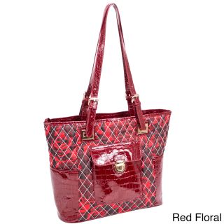 Parinda Farrah Quilted Croco Faux Leather Tote