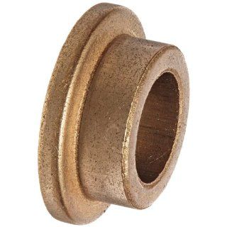 Bunting Bearings FF723 5 Flanged Bearings, Powdered Metal SAE 841, 1/2" Bore x 3/4" OD x 3/8" Length 1" Flange OD x 1/8" Flange Thickness (Pack of 3)