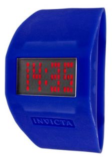 Invicta IS485 003  Watches,Specialty Collection Digital Blue Silicone, Casual Invicta Quartz Watches