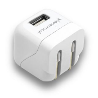 360 Electrical 36087 1a Mini Cube Usb Wall Charger