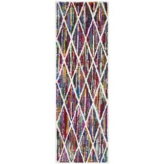 Safavieh Handmade Nantucket Multicolored Cotton Rug (23 X 9)