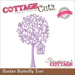 Cottagecutz Elites Die 3 X4.75   Garden Butterfly Tree