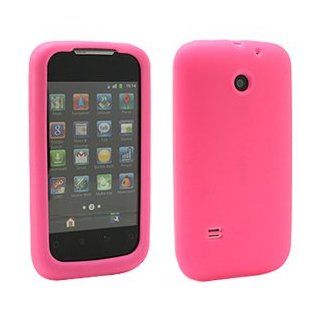 Icella ILS HUM865 PI Silicone Skin   HU Ascend 2 M865   Pink Cell Phones & Accessories