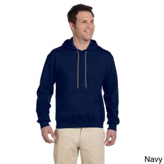 Gildan Gildan Mens Premium Cotton 9 ounce Ringspun Hooded Sweatshirt Navy Size XXL