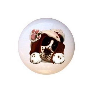 Talk to the Paw Dog Dogs Drawer Pull Knob   Cabinet And Furniture Knobs  