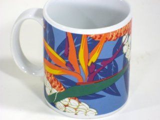 Hilo Hattie Hawaiian 1999 Coffee Cup Mug Bird of Paradise Design Kitchen & Dining